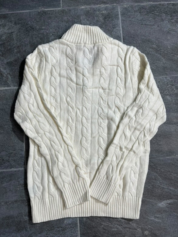 “PLR” Zipper White