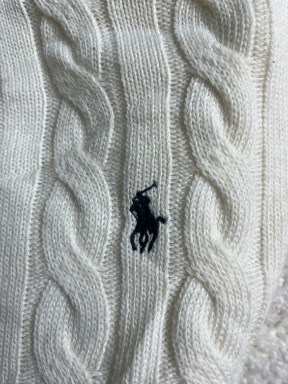 “PLR” Zipper White