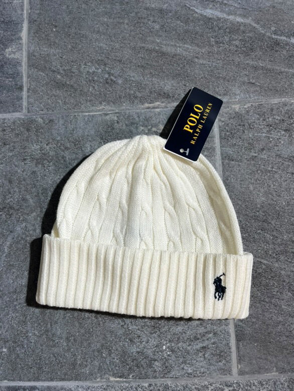 “PLR” Beanie White