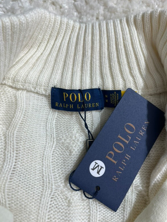 “PLR” Zipper White