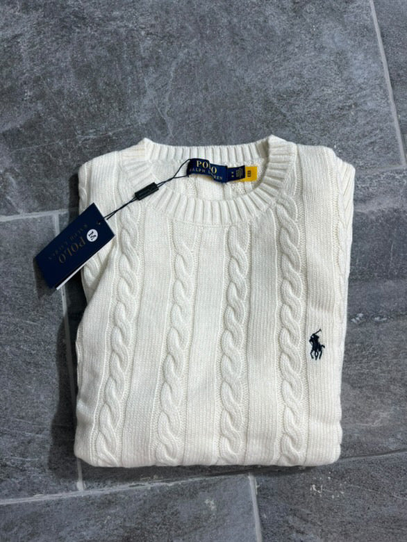 “PLR” Sweatshirt White